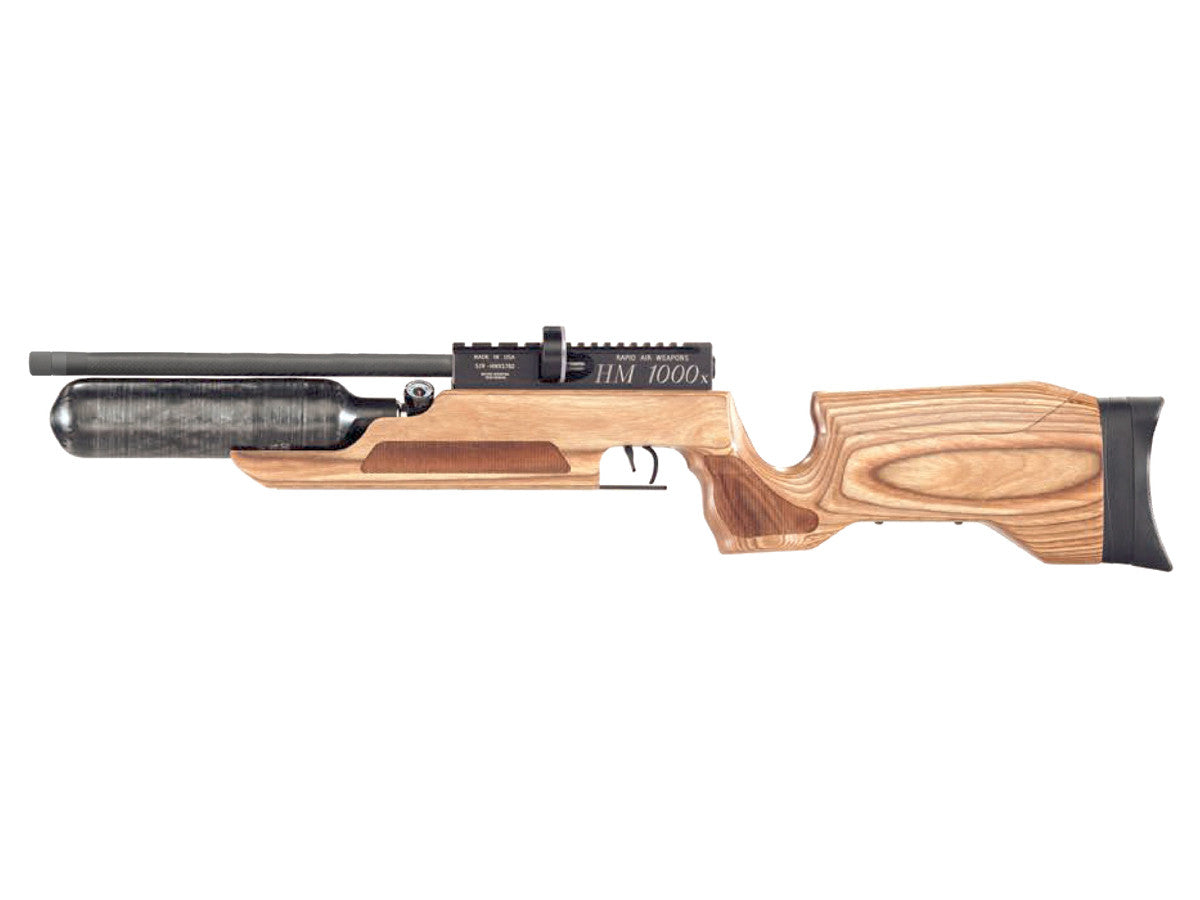 RAW HM1000x Mini LRT Air Rifle, Tan Laminate - Caliber 0.25 - FPS 820