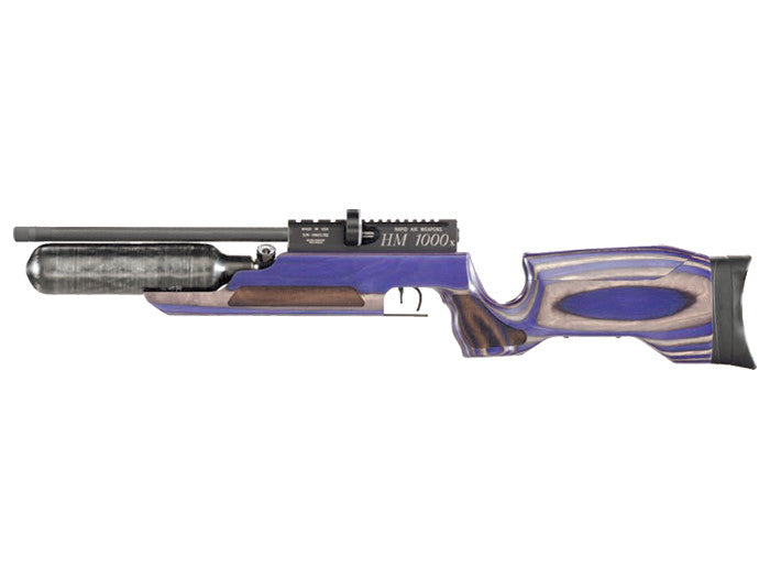 RAW HM1000x Mini LRT Air Rifle, Blue Laminate - Caliber 0.22 - FPS 850