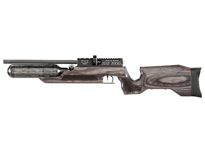 RAW HM1000x Mini LRT Air Rifle, Black Laminate - Caliber 0.22 - FPS 850