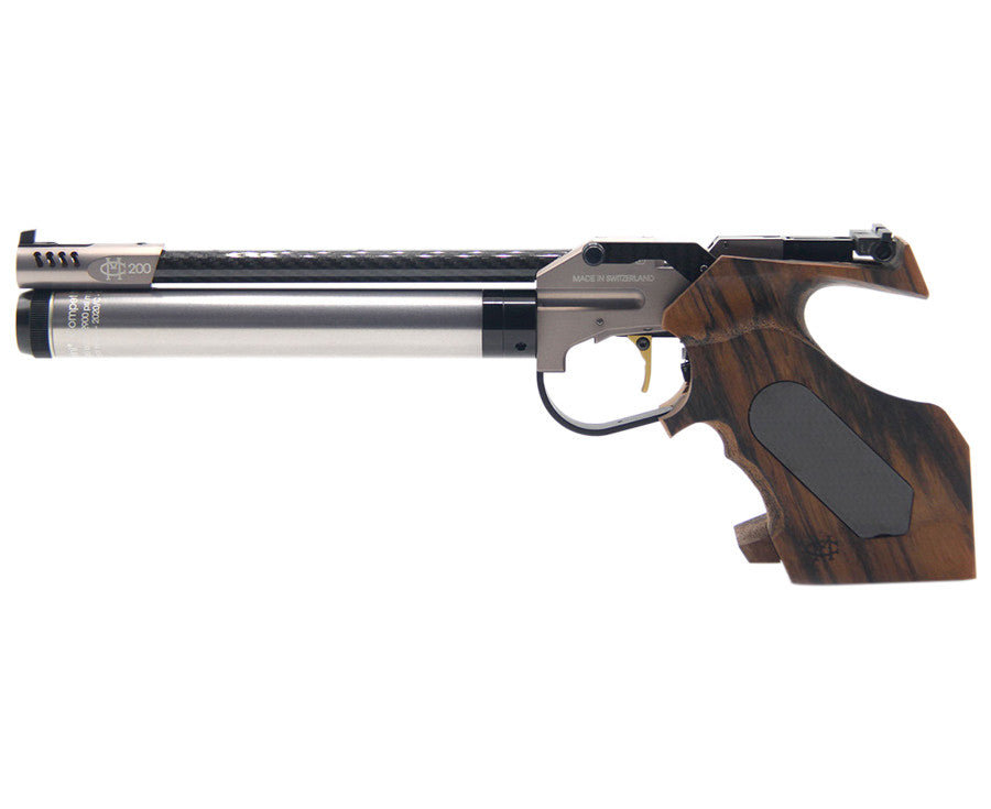 Morini CM200EI Air Pistol Ticino Red, Medium, Right Hand - Caliber 0.177 - FPS 492