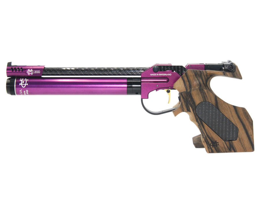 Morini CM200EI Air Pistol Ticino Blue, Large, Right Hand - Caliber 0.177 - FPS 492