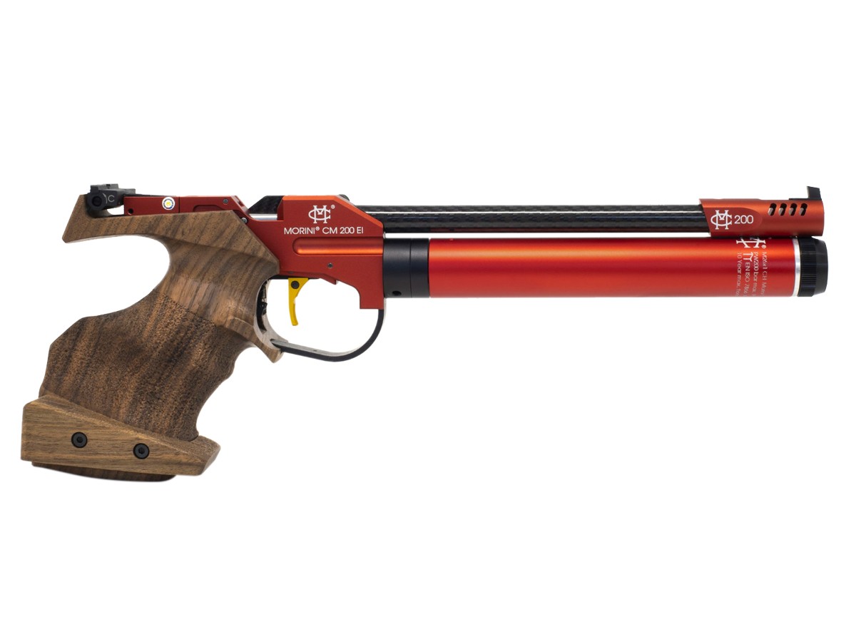 Morini CM200EI Air Pistol Ticino Blue, Large, Right Hand - Caliber 0.177 - FPS 492
