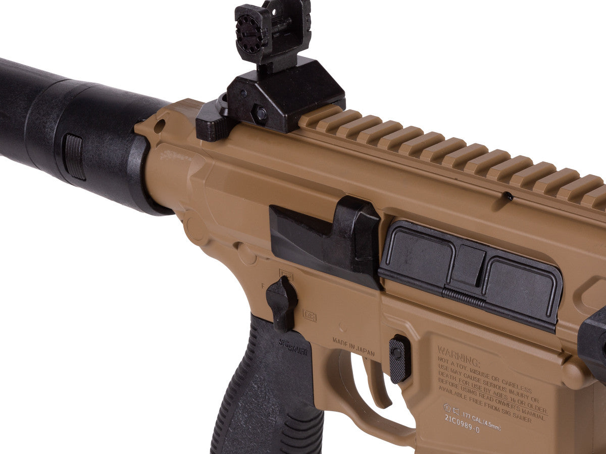 SIG Sauer MCX Rattler Canebrake CO2 Pellet Rifle - Caliber 0.177 - FPS 700