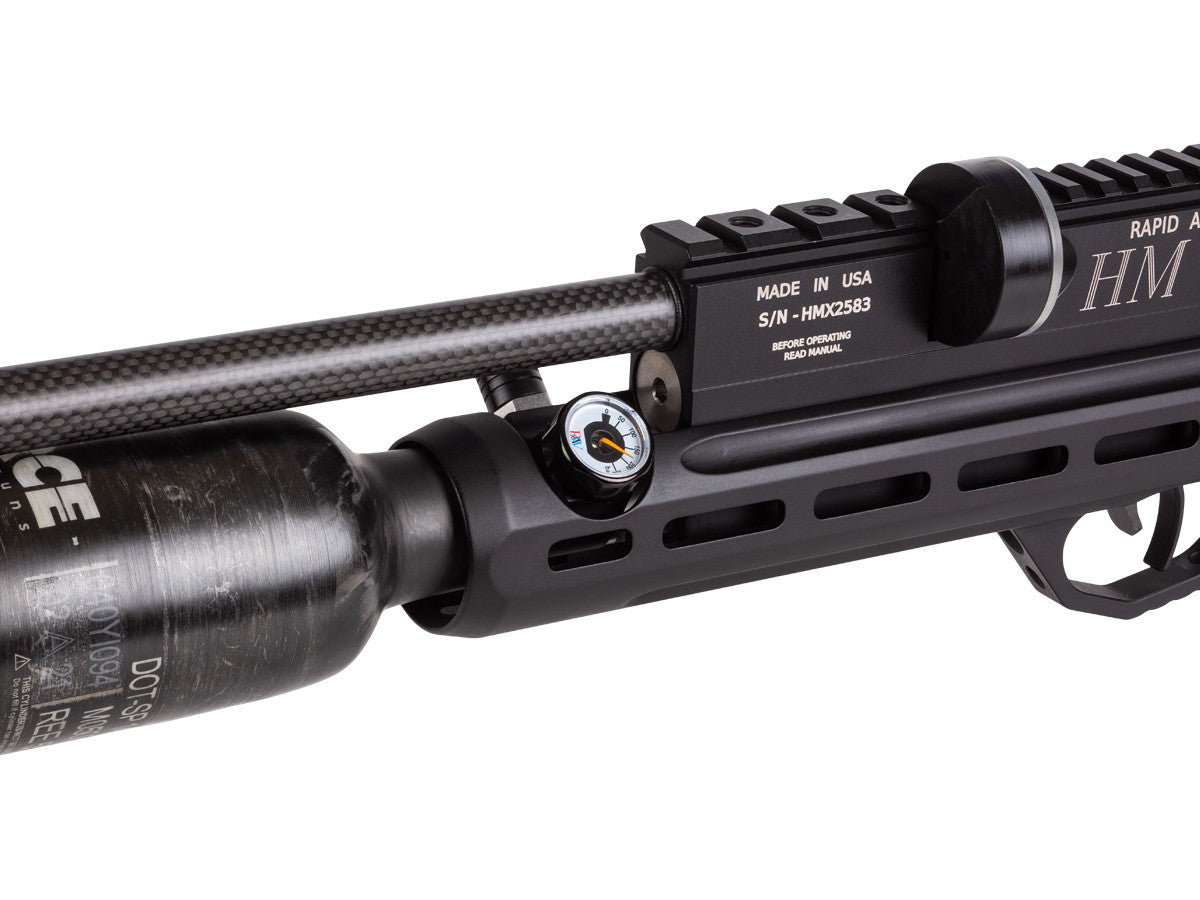 RAW HM1000X Chassis Rifle, No Shroud, .25 cal RH, Compact Combo - Caliber 0.25 - FPS 900