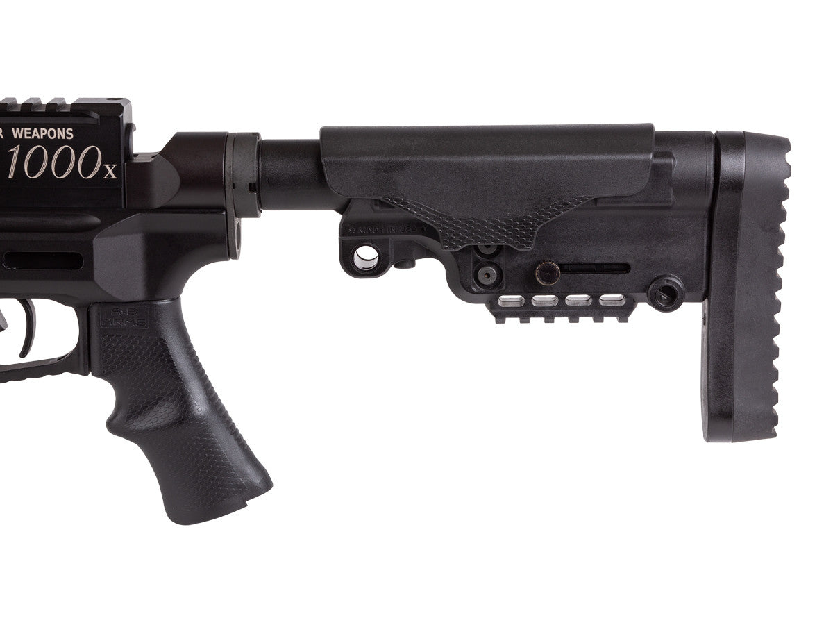 RAW HM1000X Chassis Rifle, No Shroud, .25 cal RH, Compact Combo - Caliber 0.25 - FPS 900