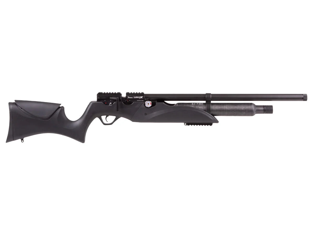 Air Venturi Avenge-X Classic Synthetic Stock, 400cc Bottle, .22 cal, RovAir Combo - Caliber 0.22 - FPS 1100