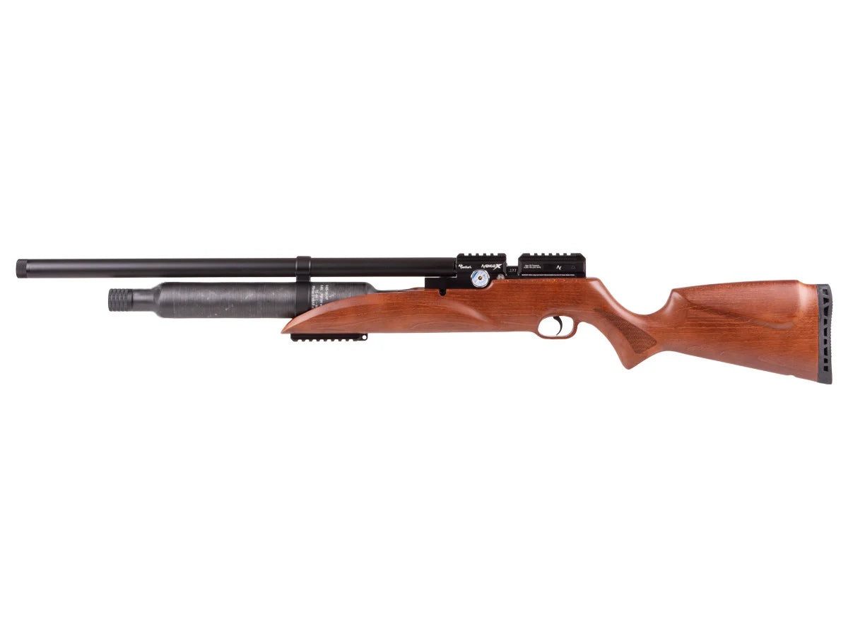 Air Venturi Avenge-X Classic Wood Stock, 400cc Bottle, .25 cal - Caliber 0.25 - FPS 980