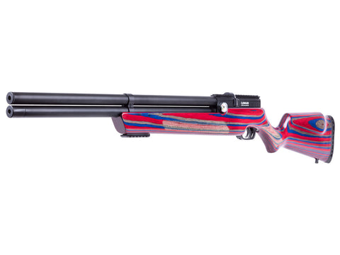 Air Venturi Avenger, Regulated PCP Air Rifle, Red/Blue Laminate Stock - Caliber 0.25 - FPS 900
