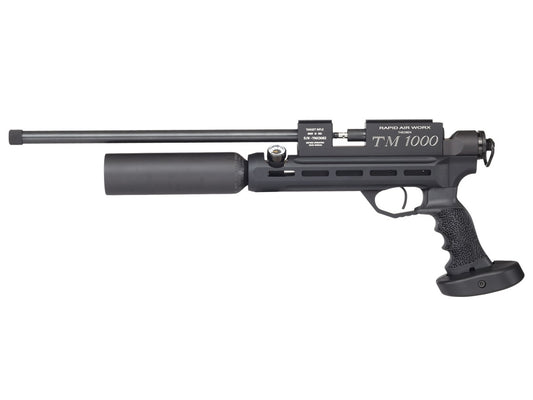 RAW Rapid Air Worx TM1000 Chassis PCP Pistol, Aluminum Bottle - Caliber 0.20 - FPS 935