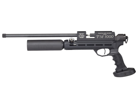 RAW Rapid Air Worx TM1000 Chassis PCP Pistol, Aluminum Bottle - Caliber 0.177 - FPS 935