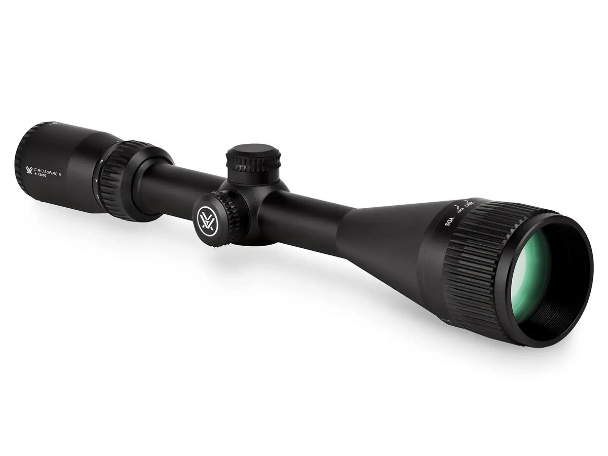 Vortex Crossfire II 4-12x50 SFP Riflescope, Dead-Hold BDC MOA, 1/4 MOA, 1"