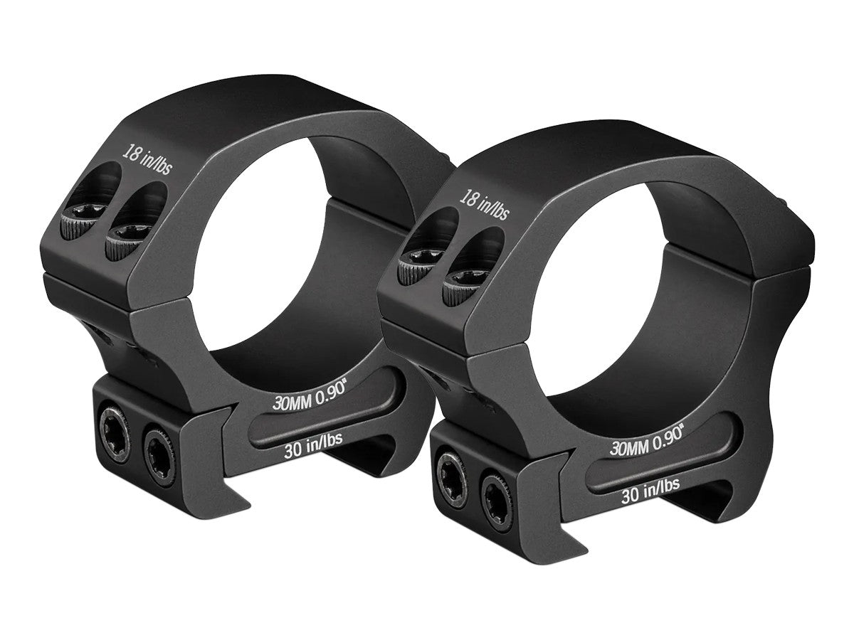 Vortex Pro Series 30mm Rings, Low, Weaver/Picatinny