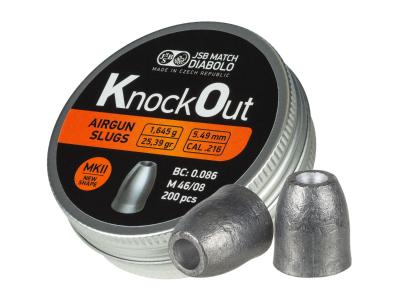 JSB KnockOut Slugs MK3 .177 Cal, 10.03 Grains, Hollowpoint, 500ct - Caliber 0.177