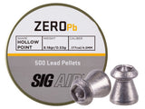SIG Sauer Match Pellets, .177 Cal, 7.71 Grains, Flat Nose, 500ct - Caliber 0.177