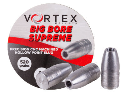 Hatsan Vortex Big Bore Supreme Slugs .62 Cal, 700gr, Flat Nose, 30ct - Caliber 0.62