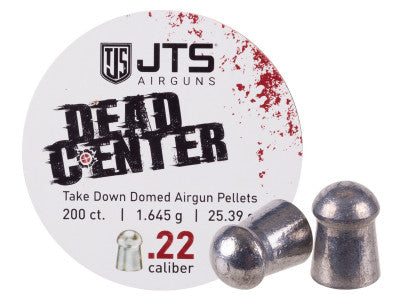 JTS Dead Center Precision .30 Cal, 50.46 Grain, Domed, 100ct - Caliber 0.30