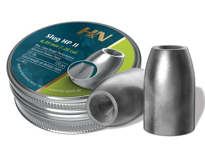 H&N Slug HP II, .249 Cal, 32 Grains, Hollowpoint, 120ct - Caliber 0.25