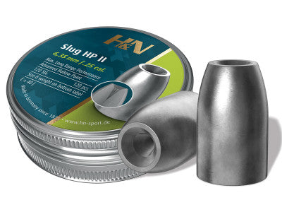 H&N Slug HP II, .217 Cal, 25 Grains, Hollowpoint, 200ct - Caliber 0.22