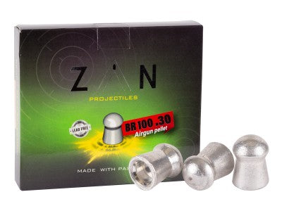 ZAN Projectiles BR50 Pellet, .30 Cal, 48gr, Domed, 154ct - Caliber 0.30