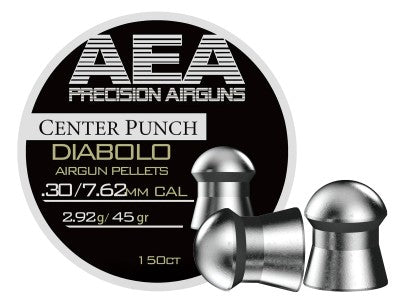 AEA Precision Center Punch Diabolo .30 Cal, 66.2gr, 100ct - Caliber 0.30
