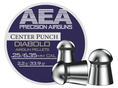 AEA Precision Center Punch Diabolo .35 Cal, 110gr, 80ct - Caliber 0.357