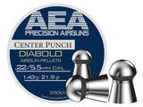 AEA Precision Center Punch Diabolo .22 Cal, 18.3gr, 500ct - Caliber 0.22
