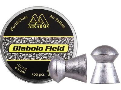 Air Arms Diabolo Field Heavy .22 Cal, 5.52mm, 18 Grains, Round Nose, 500ct - Caliber 0.22