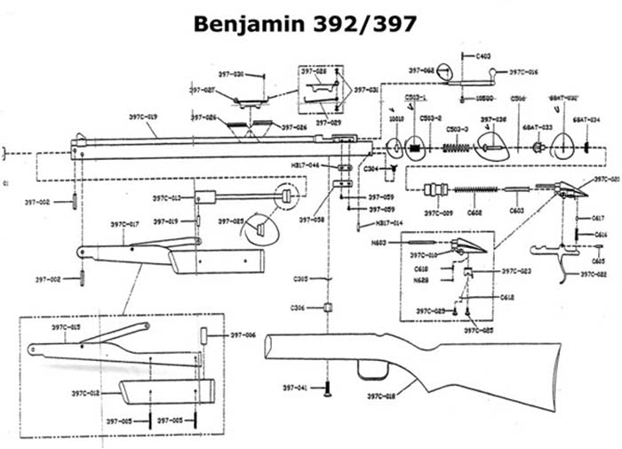 Benjamin & Sheridan Repair Kit, Fits Some Pre-1995 Multi-Pump Guns w/Soldered Valve
