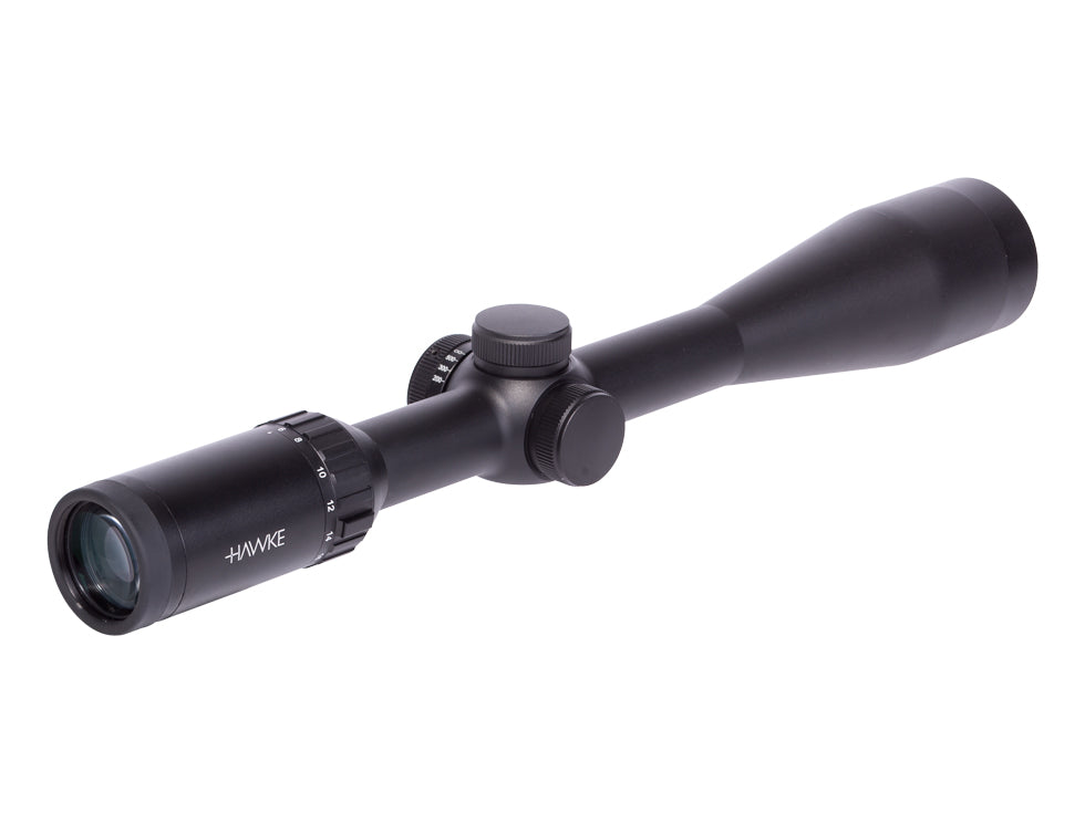 Hawke Optics 6-24x44 AO Varmint Rifle Scope, 1/2 Mil-Dot Reticle, 1/4 MOA, 1" Tube