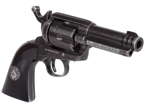 Legends Ace-In-The-Hole CO2 Pellet Revolver, Weathered - Caliber 0.177 - FPS 340