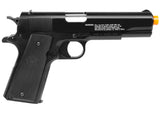 Colt M1911A1 Spring Airsoft Pistol, Black - Caliber 0.24 - FPS 310