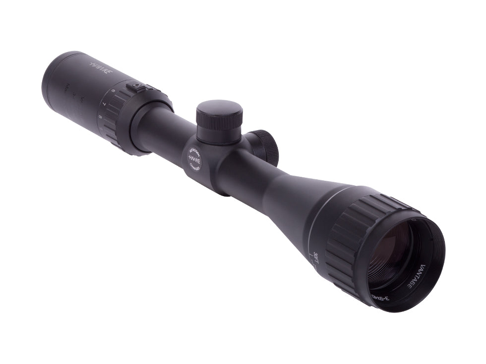 Hawke Sport Optics 3-9x40 AO Sport HD Rifle Scope, 30/30 Duplex Reticle, 1/4 MOA, 1" Tube