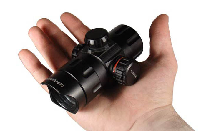 1x32.5mm ITA Combat Red/Green Dot Sight, 1/2 MOA, 38mm Tube, Riser, Quick-Detach Weaver/Picatinny Mount