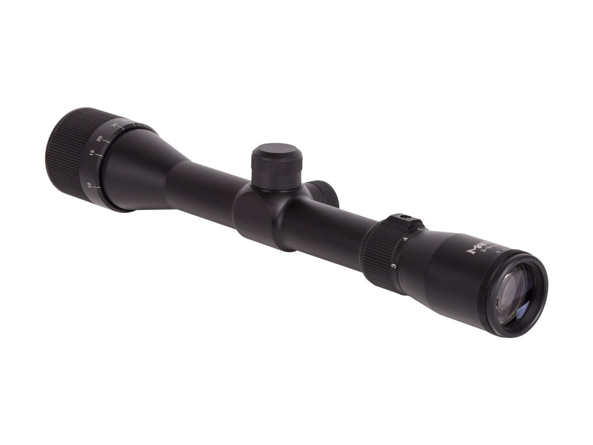 Mantis 3-9x32 AO Rifle Scope, Mil-Dot Reticle, 1/4 MOA, 1" Tube