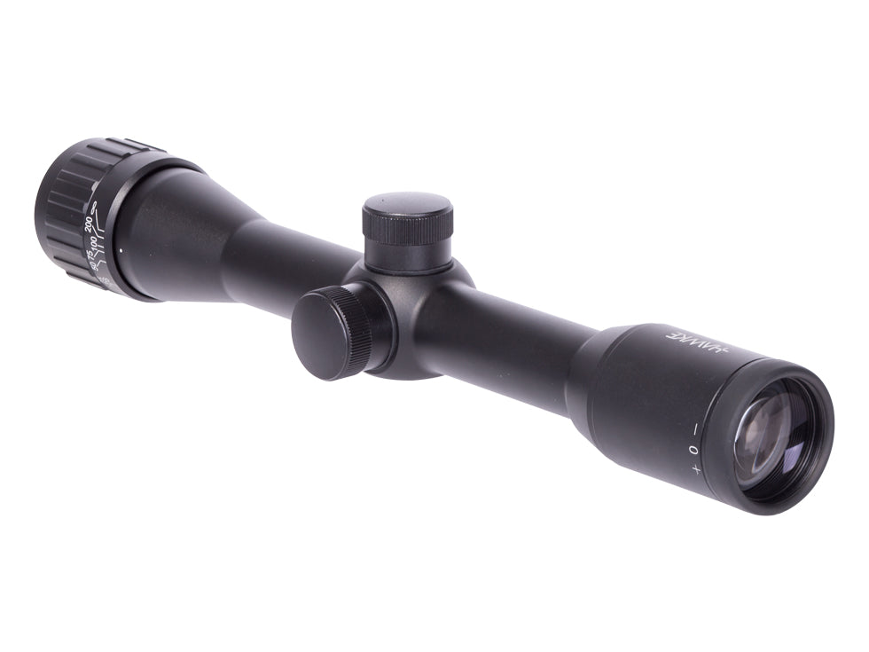 Hawke Sport Optics 4X32 AO Sport HD Rifle Scope, Mil-Dot Reticle, 1/4 MOA, 1" Tube