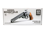 Barra Schofield No.3 Aged CO2 BB Revolver, Full Metal - Caliber 0.177 - FPS 445