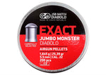 JSB Match Diabolo Exact Jumbo Monster .22 Cal, 25.39 Grains, Domed, 200ct - Caliber 0.22