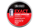 JSB Match Diabolo Exact Jumbo Monster .22 Cal, 25.39 Grains, Domed, 200ct - Caliber 0.22