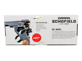 Barra Schofield No.3 Aged CO2 BB Revolver, Full Metal - Caliber 0.177 - FPS 445