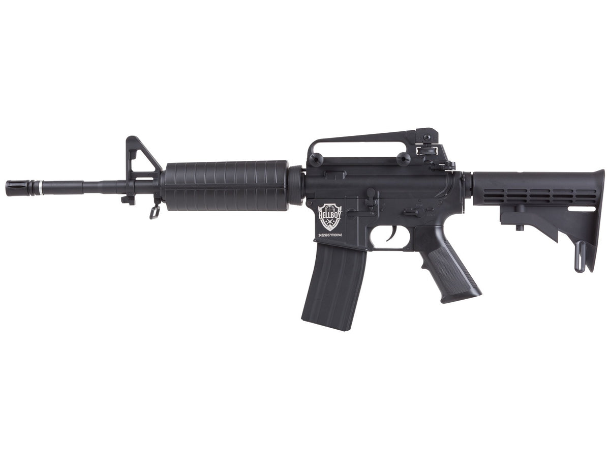 HellBoy .177 CO2 BB Tactical Air Rifle, Black - Caliber 0.177 - FPS 495