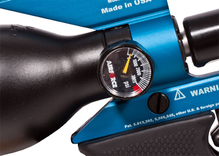 AirForce Talon SS PCP Air Rifle, Spin-Loc, Blue - Caliber 0.25 - FPS 665