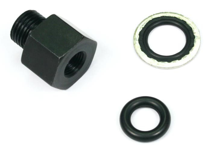 Air Venturi Thread Converter for AirForce Sporting Rifles, 2-ft Microbore Hose
