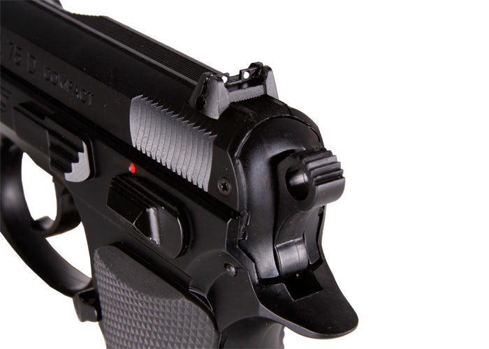 ASG CZ 75D Compact Spring Airsoft Pistol - Caliber 0.24 - FPS 310