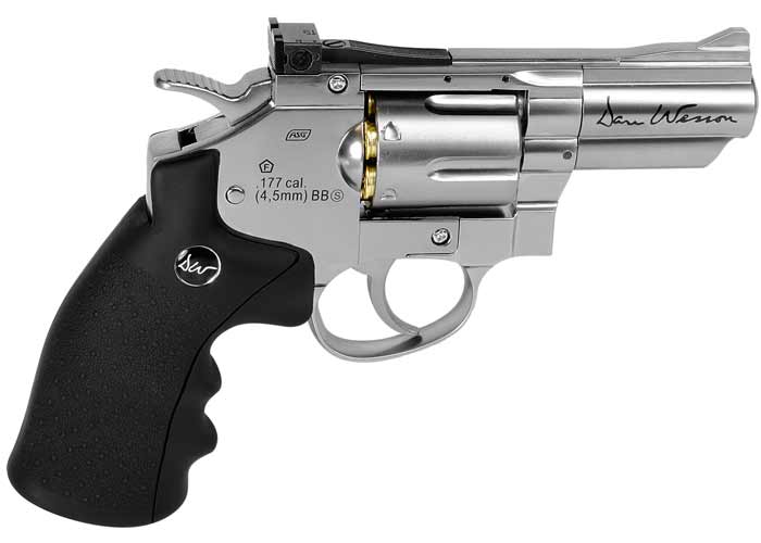 Dan Wesson 2.5" CO2 BB Revolver, Silver by Dan Wesson
