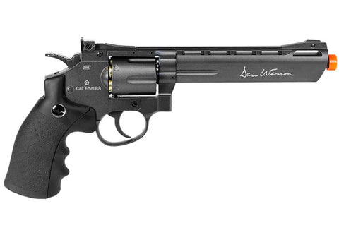 Dan Wesson 6" CO2 Airsoft Revolver, Grey - Caliber 0.24 - FPS 450