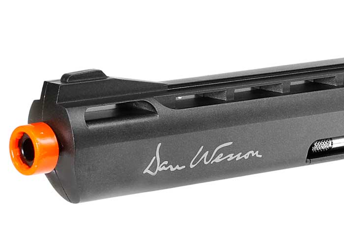 Dan Wesson 6" CO2 Airsoft Revolver, Grey - Caliber 0.24 - FPS 450