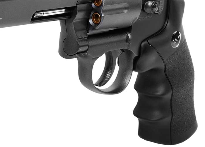 Dan Wesson 6" CO2 Airsoft Revolver, Grey - Caliber 0.24 - FPS 450