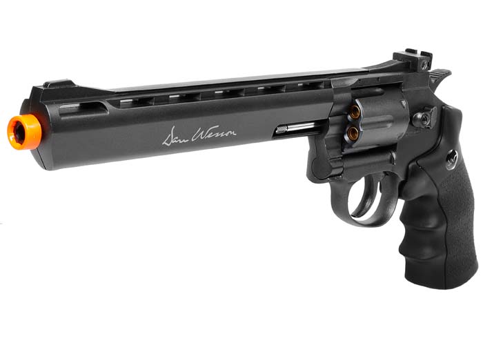 Dan Wesson 8" CO2 Airsoft Revolver, Grey - Caliber 0.24 - FPS 426
