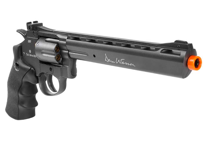 Dan Wesson 8" CO2 Airsoft Revolver, Grey - Caliber 0.24 - FPS 426