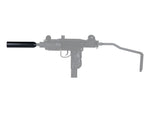 Air Venturi Suppressor, Fits UZI BB Gun